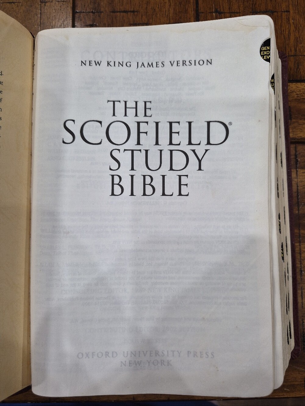The Schofield Study Bible III KJV Red Letter Edition 2002